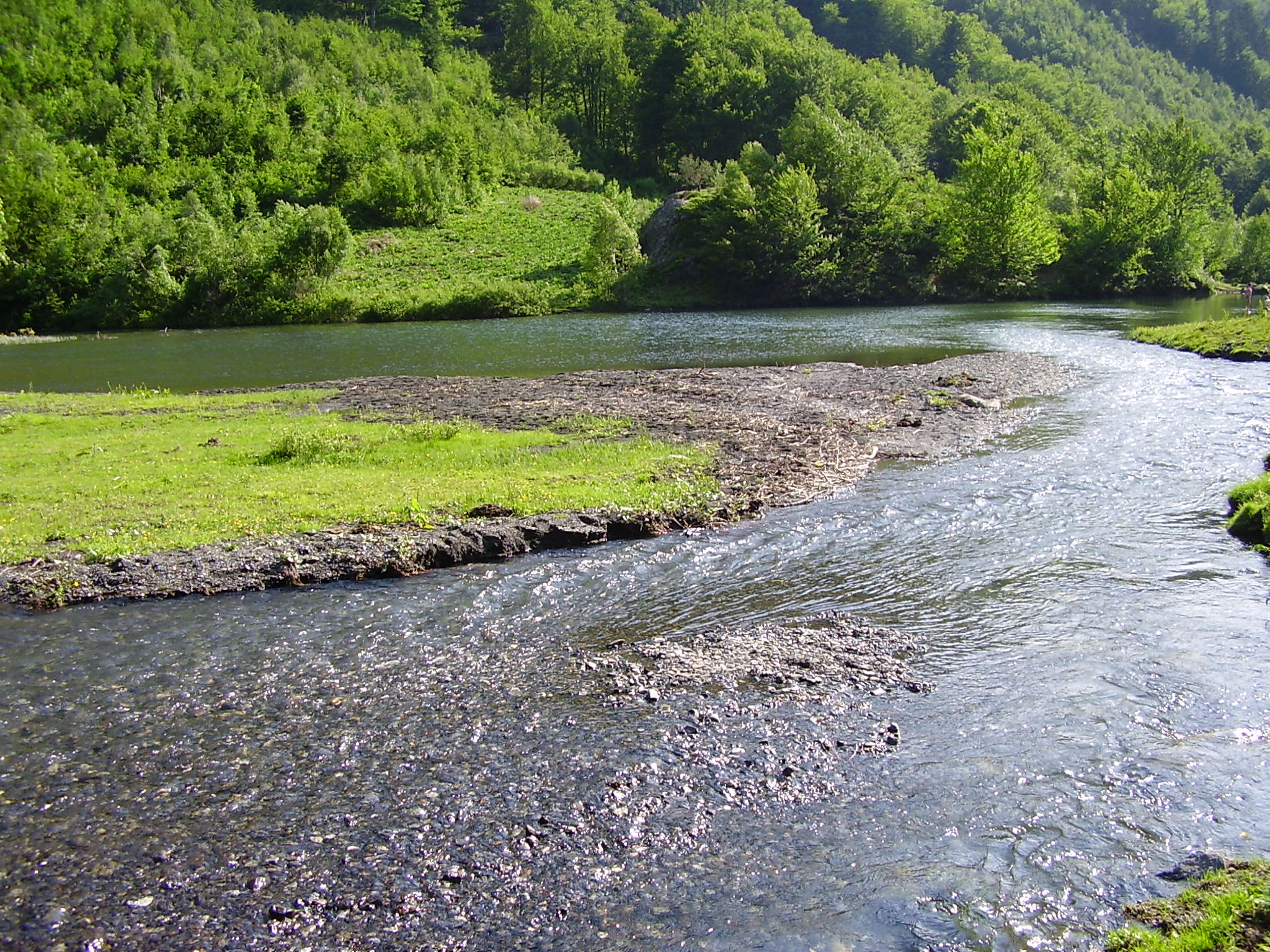 Panorama of the Val d'Aran valley in the Pyrenees